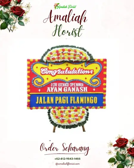 Sewa Papan Bunga Trate